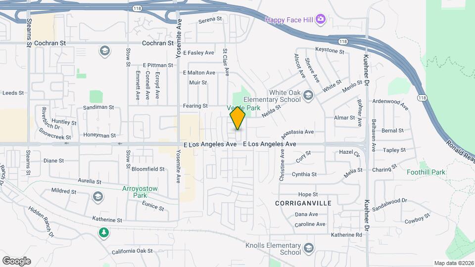 2030 Avenida Placida Map and Location Details