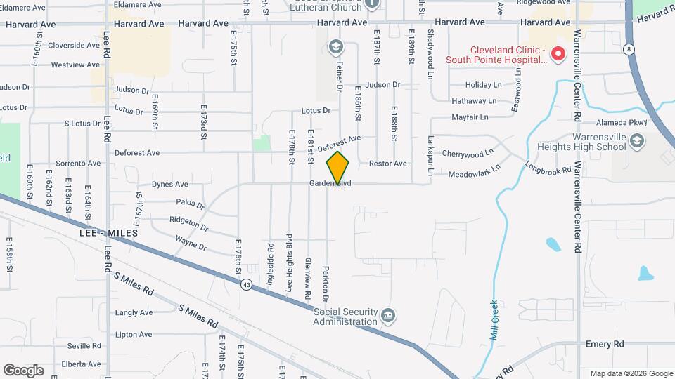 18304 Garden Blvd Map and Location Details