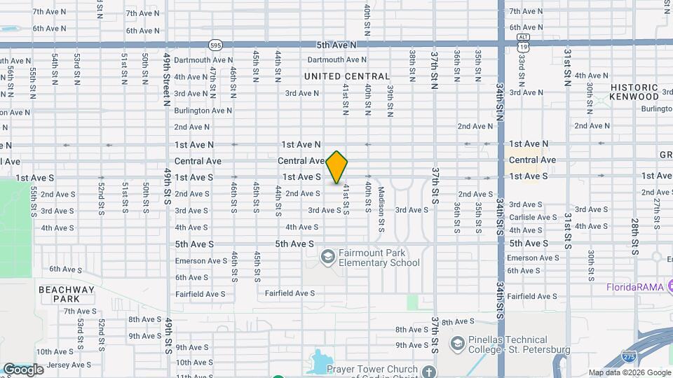 4127 2nd Ave S Map and Location Details
