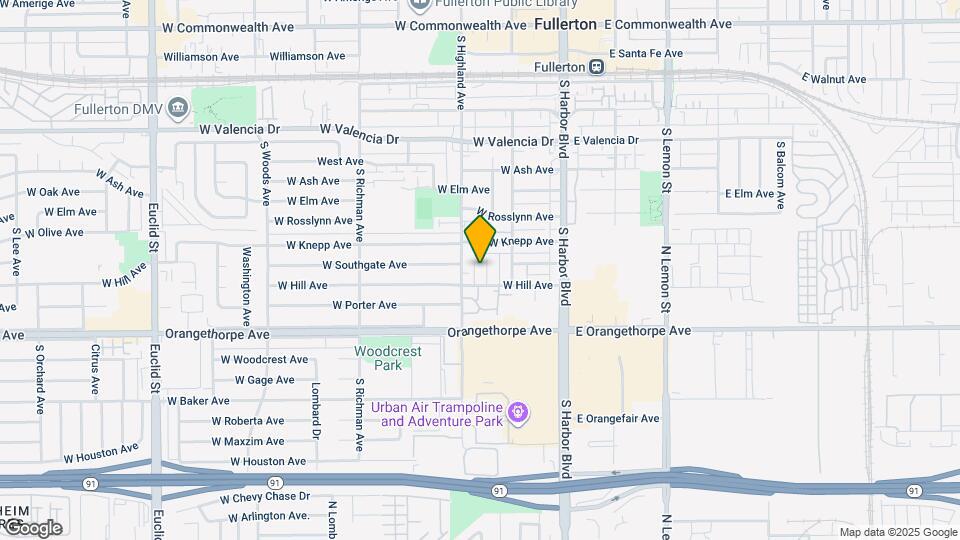 1007 S Tamarack Dr Map and Location Details