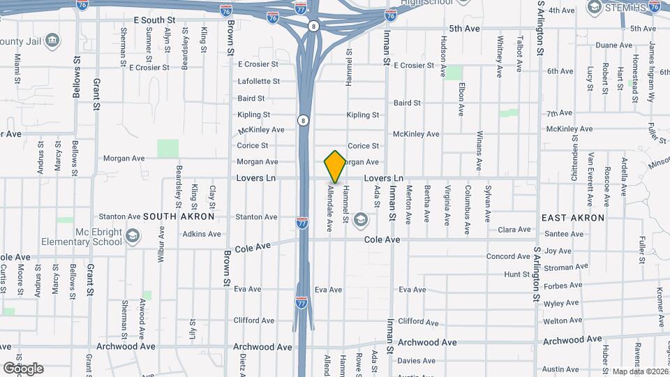 929 Allendale Ave Map and Location Details