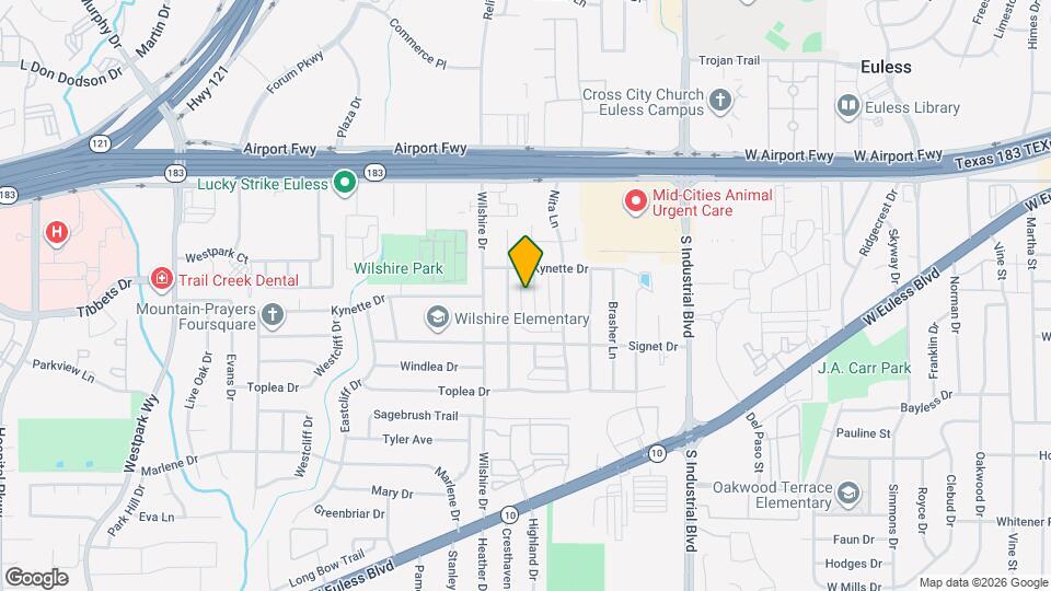 316 Crowe Dr Map and Location Details