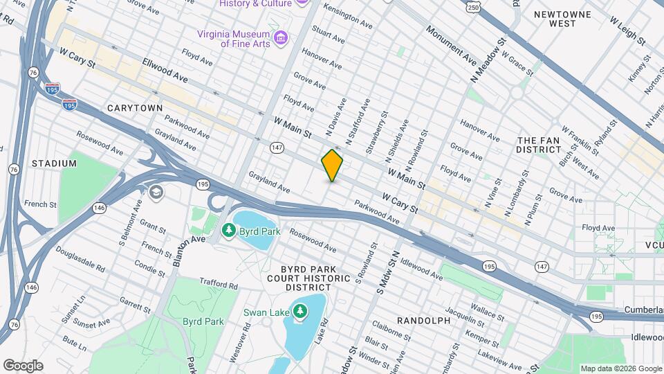 117 S Stafford Ave Map and Location Details