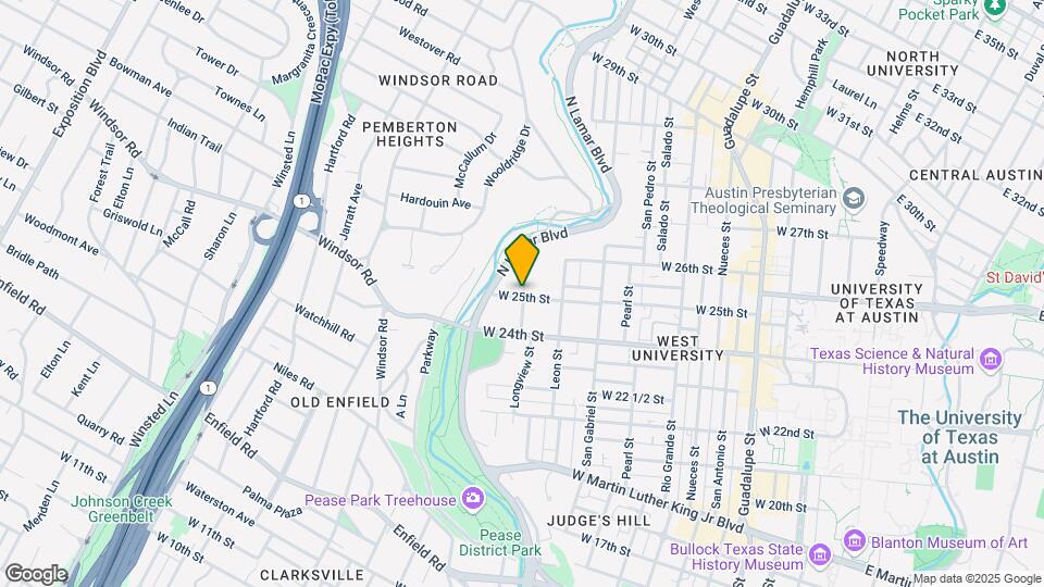 2500 Longview St Map and Location Details