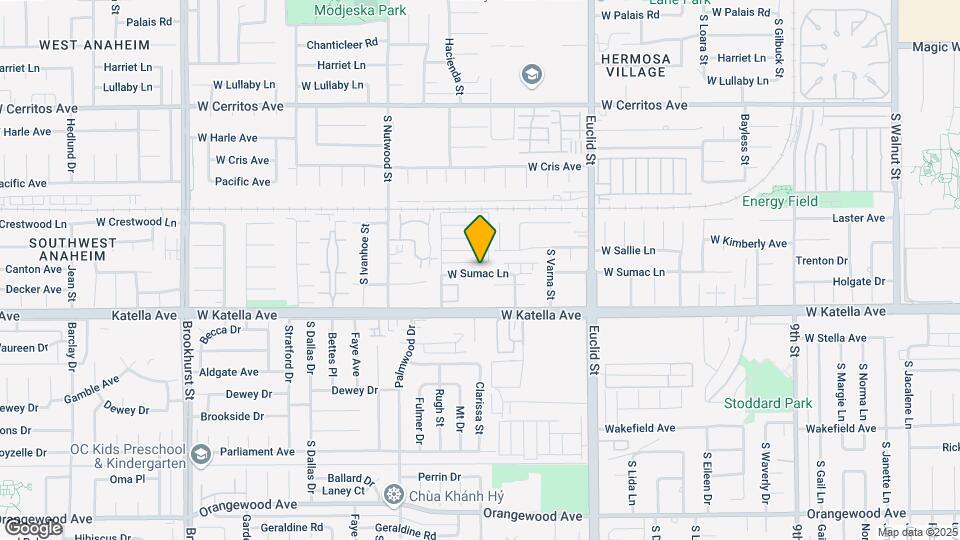 1807 W Sumac Ln Mapa y Detalles de la Ubicación