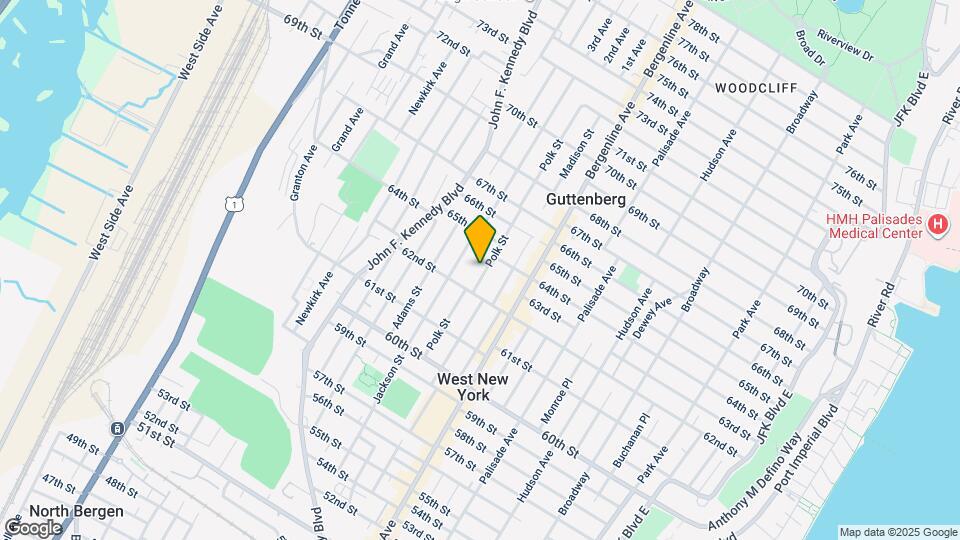 6219 Polk St Map and Location Details