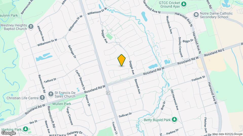 121 McSweeney Crescent Map and Location Details
