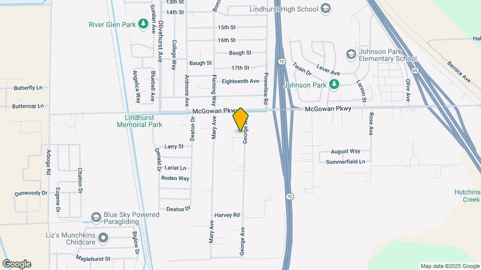 4198 George Ave Mapa y Detalles de la Ubicación