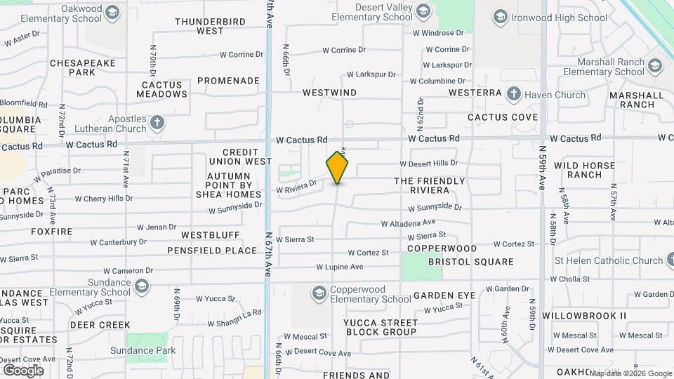 11815 N 65th Ave Map and Location Details