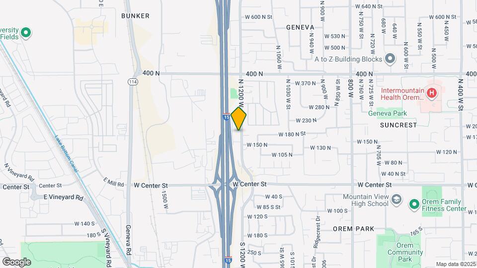 181 N 1200 W Map and Location Details