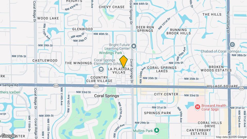 10603 NW 36th St Map and Location Details