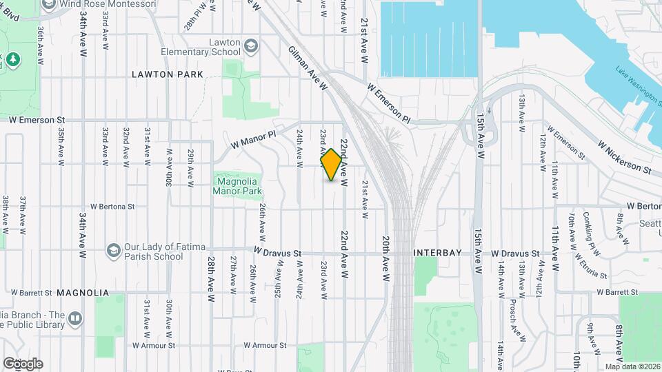 3436 23rd Ave W Map and Location Details