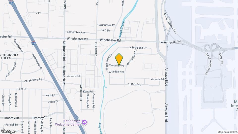 1973 Tacoma Ave Map and Location Details