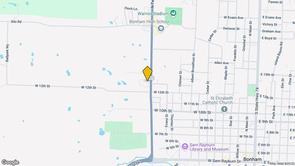 1301 N State Hwy 121 Map and Location Details