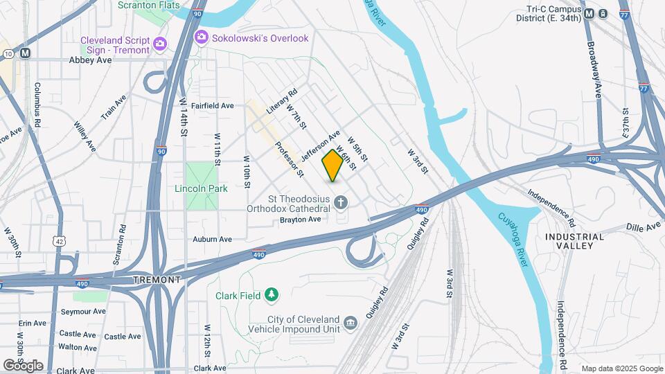 2493 Thurman Ave, Unit 1 Map and Location Details