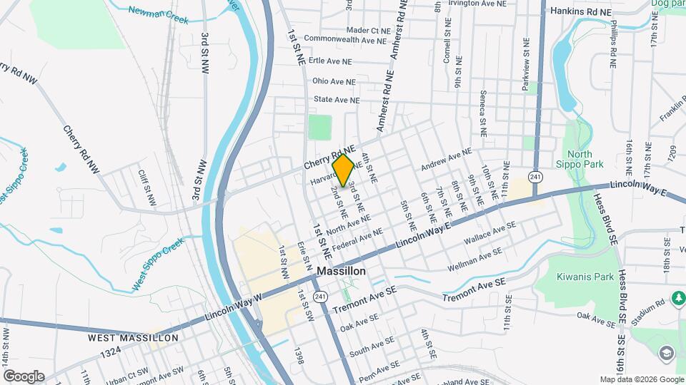 213 Chestnut Ave NE Map and Location Details