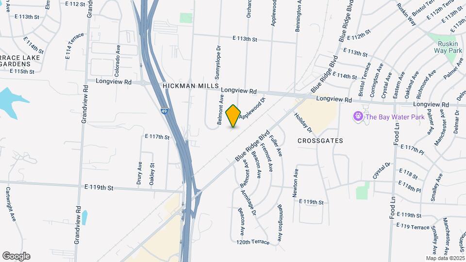 11609 Orchard Rd Map and Location Details