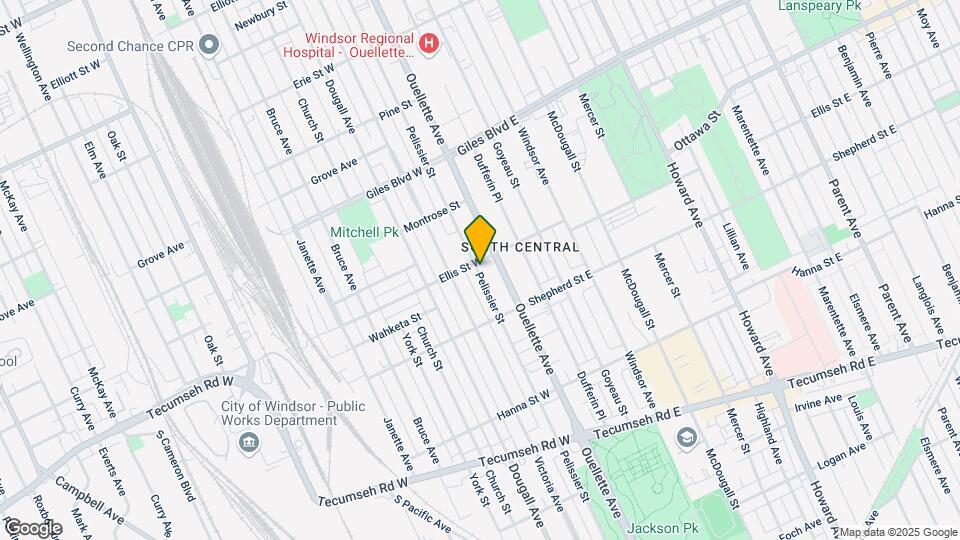 1406 Pelissier St Map and Location Details