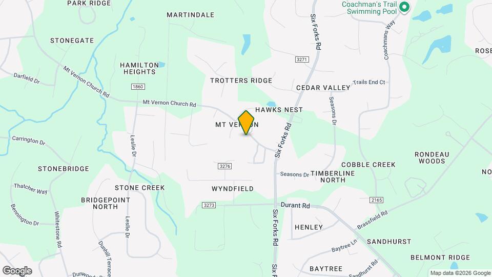 209 Mt Vernon Church Rd Map and Location Details