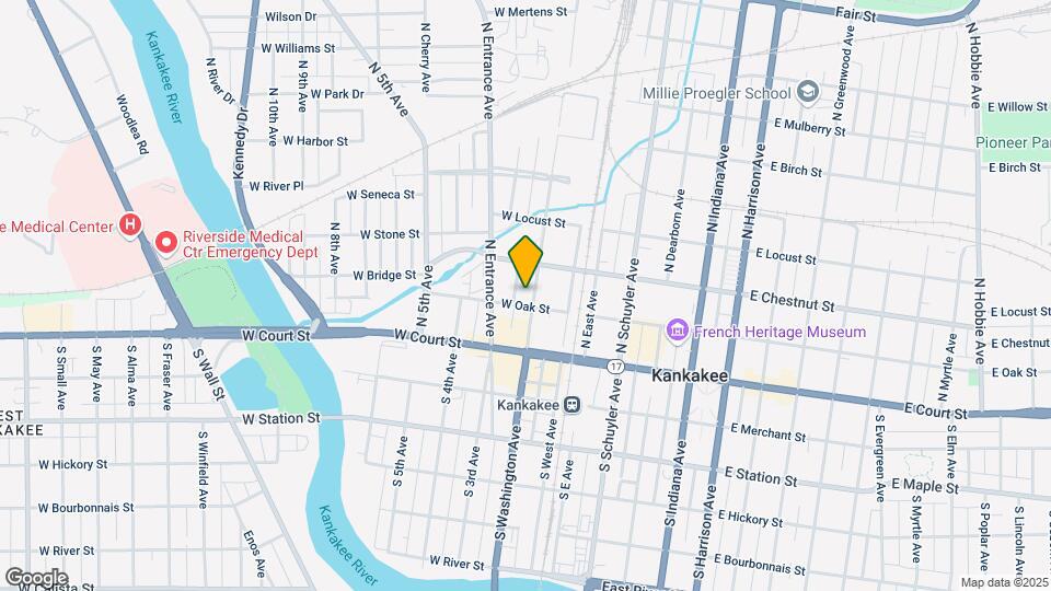 221-225 N Washington Ave Mapa y Detalles de la Ubicación