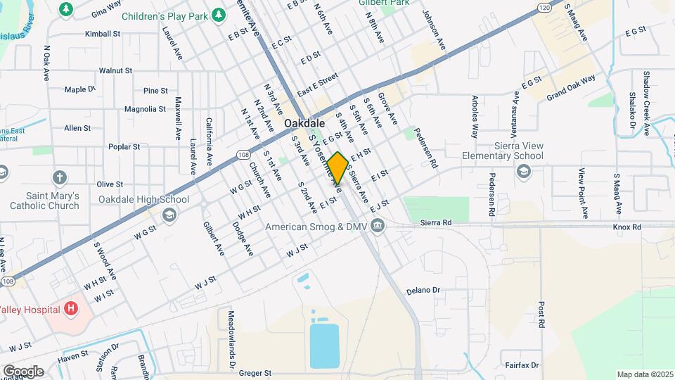 354 S Yosemite Ave Map and Location Details