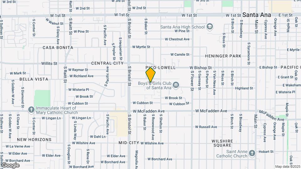 1131 Highland St Mapa y Detalles de la Ubicación