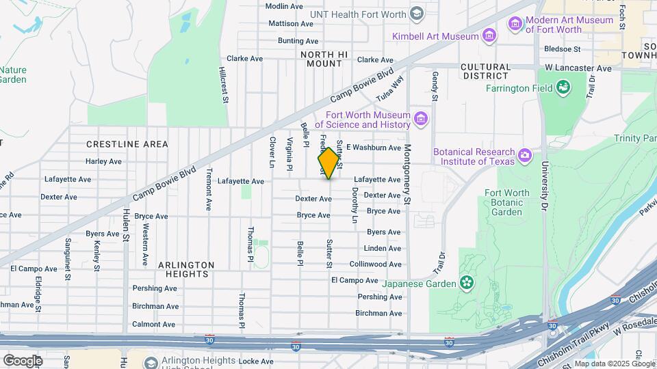 1900 Sutter St Map and Location Details