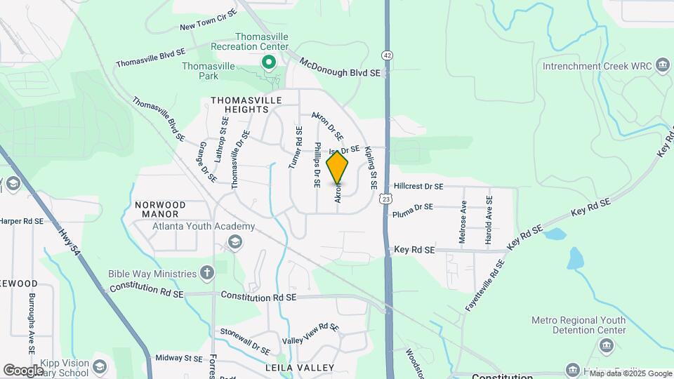 2017 Akron Dr SE Mapa y Detalles de la Ubicación