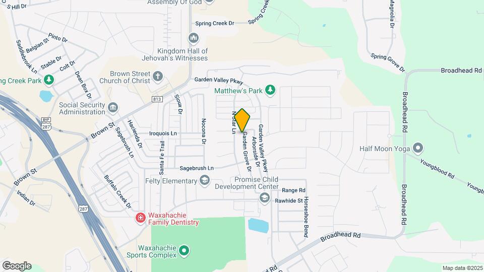 225 Garden Grove Dr Map and Location Details