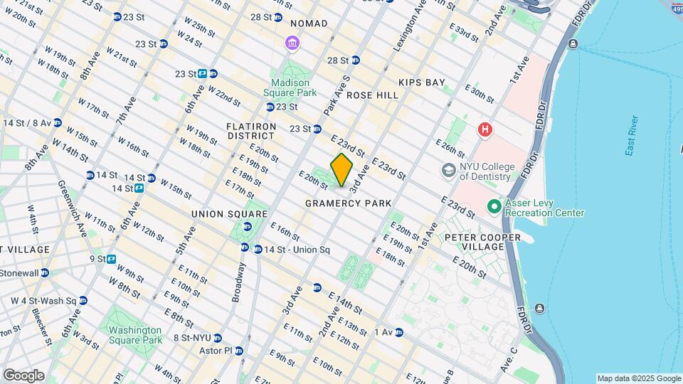 The Gramercy Map and Location Details