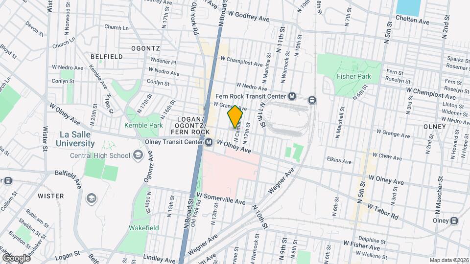 5636 N Camac St Map and Location Details