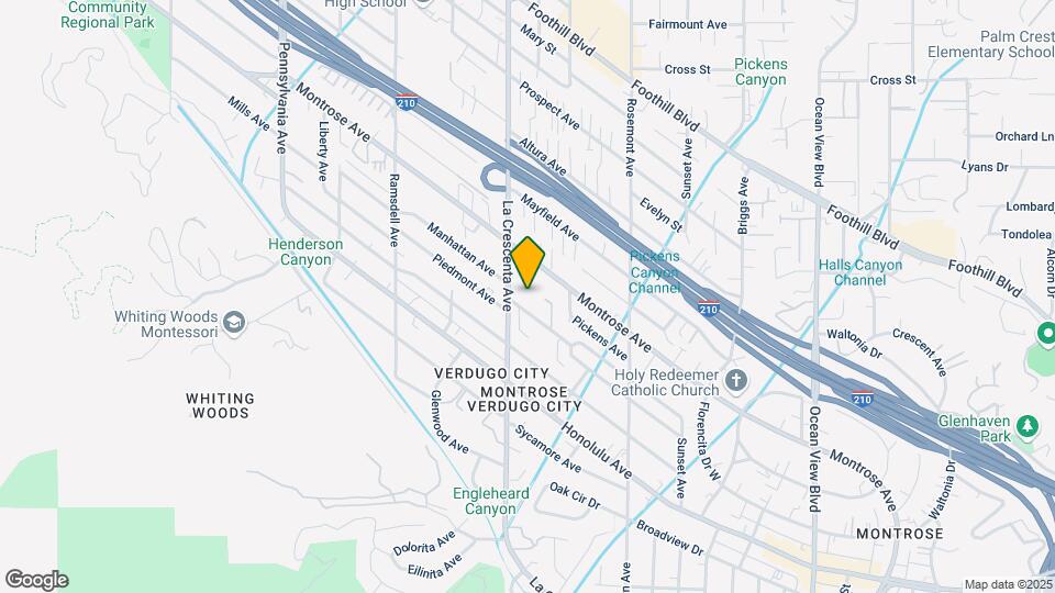 2745 Piedmont Ave Map and Location Details