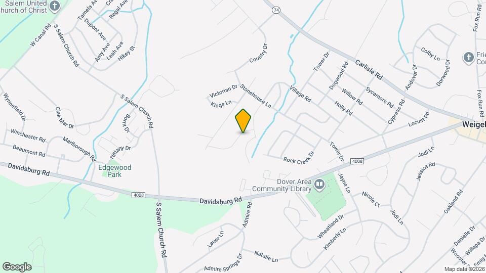 3716 Castle Dr Map and Location Details