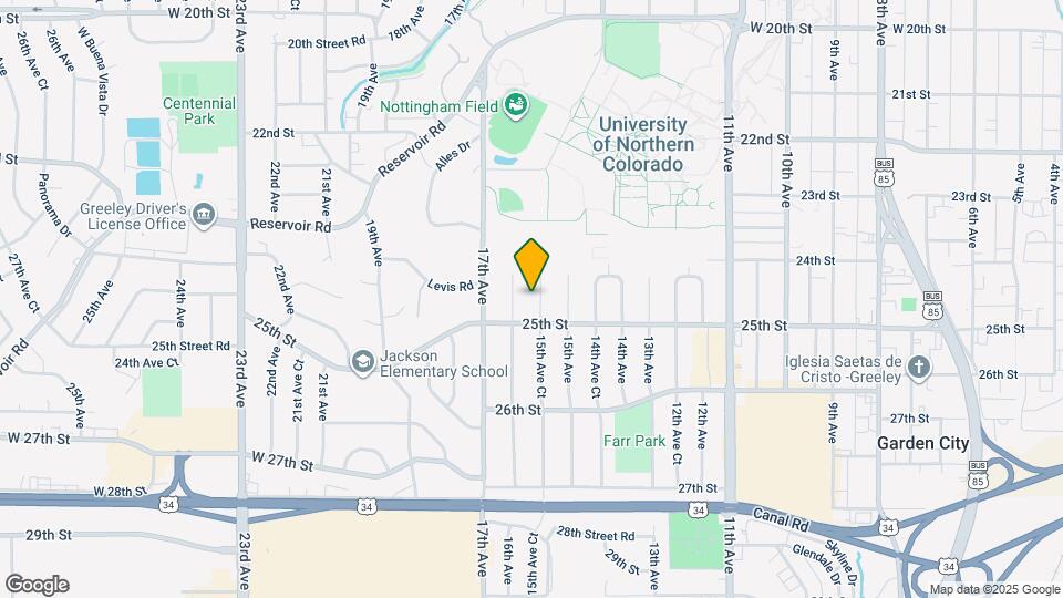 2425 15th Ave Ct Map and Location Details