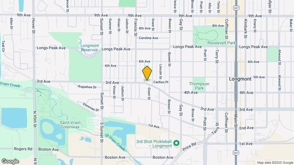 1270 3rd Ave, Unit #3 Map and Location Details