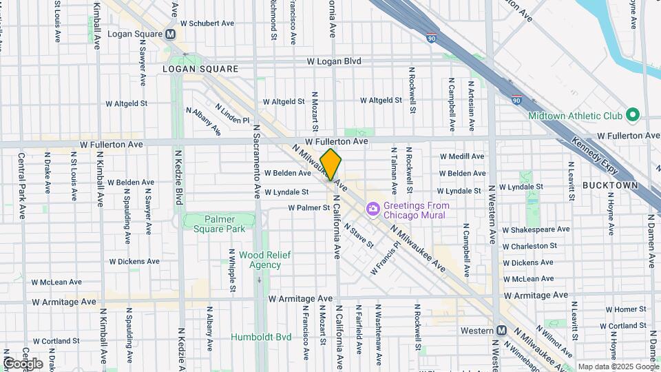2236 N California Ave, Unit 3 Map and Location Details