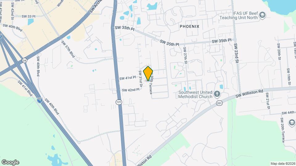 3824 SW 30th Terrace Map and Location Details