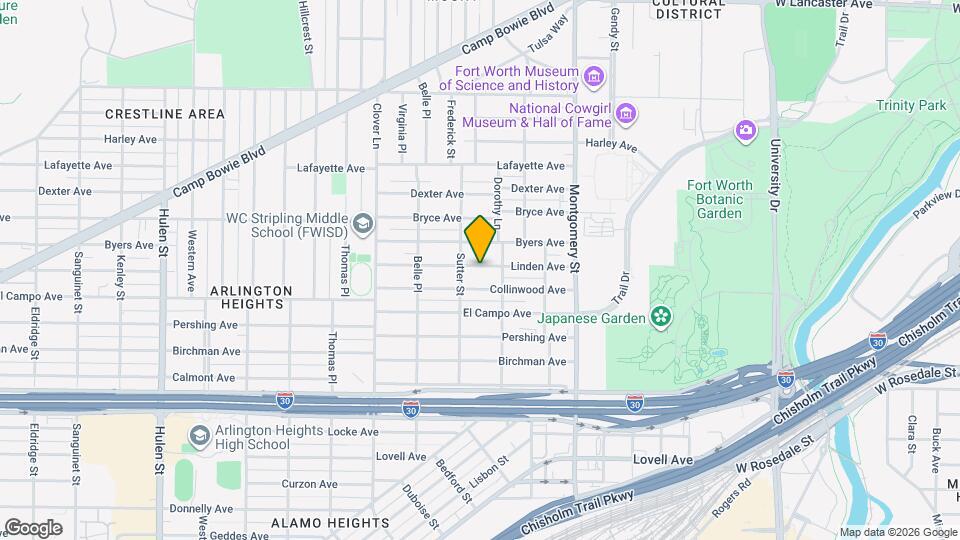 3821 Linden Ave Map and Location Details