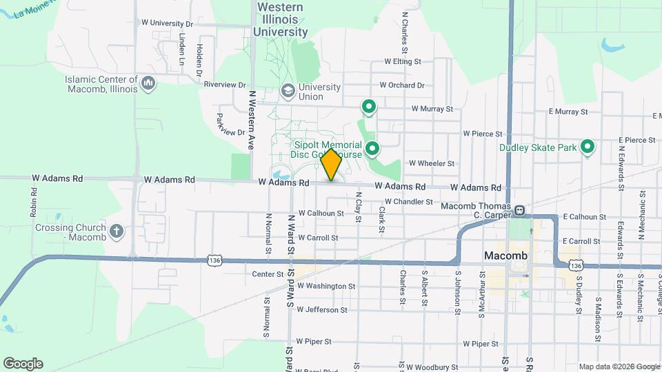 811 W Adams Rd Map and Location Details