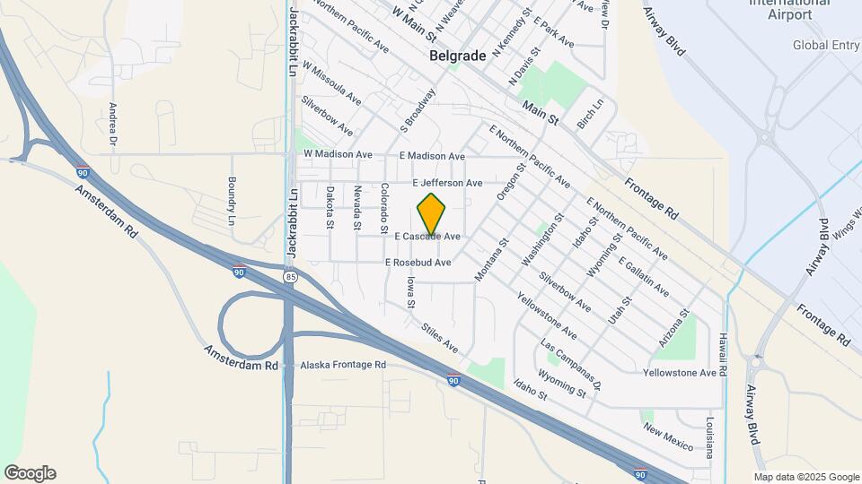 102 E Cascade Ave Map and Location Details