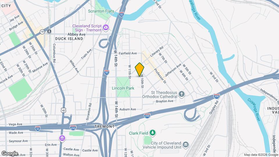 1009 Kenilworth Ave Map and Location Details