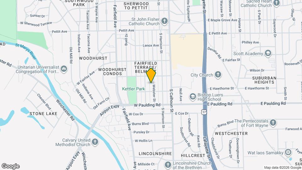 5506 Webster St Map and Location Details