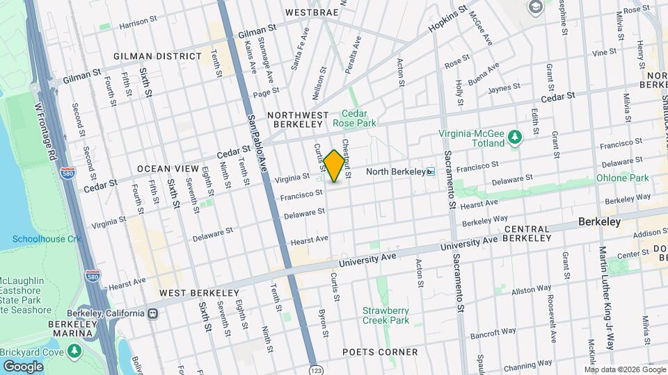 1211 Francisco St Map and Location Details