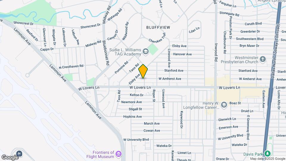 4528 W Amherst Ave Map and Location Details