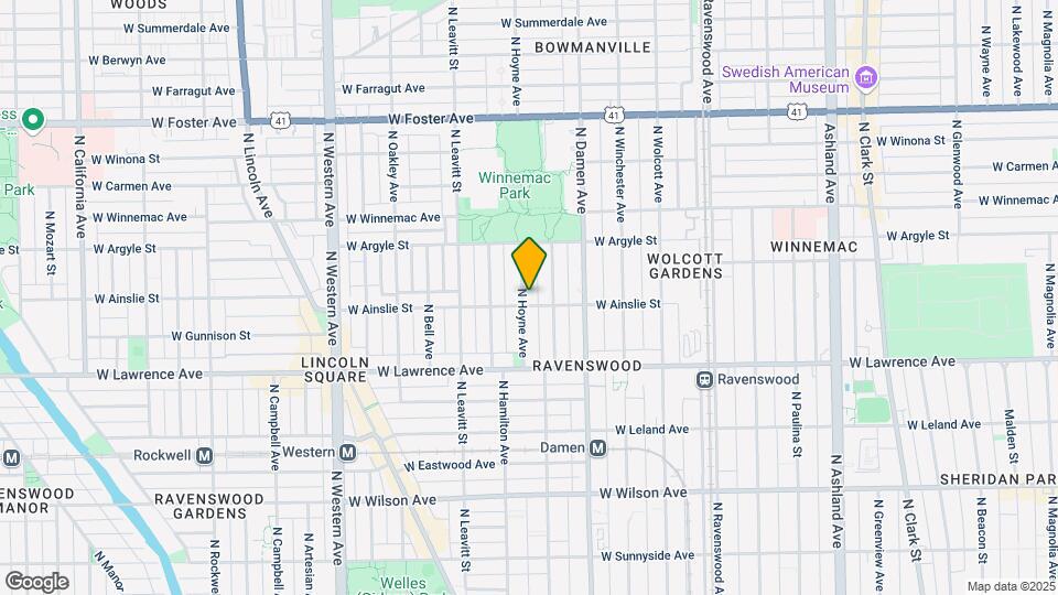 4907 N Hoyne Ave Map and Location Details