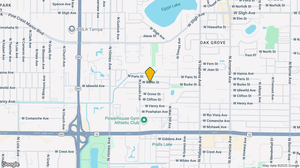 3124 W Burke St Map and Location Details