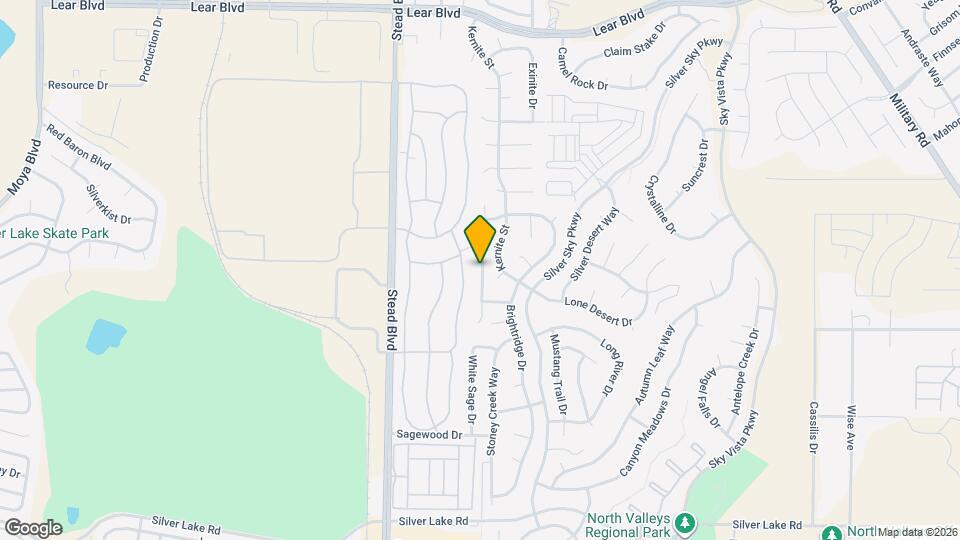 9665 Meadowstar Dr Map and Location Details