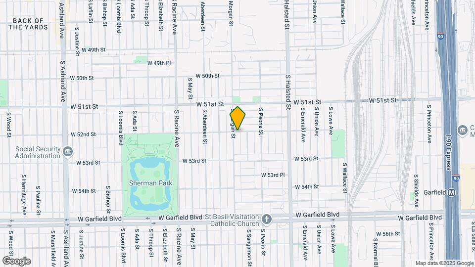 5201 S Morgan St, Unit 1E Map and Location Details