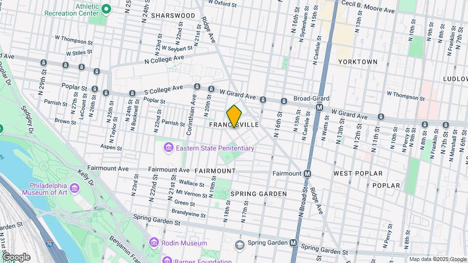 852 Perkiomen St, Unit 2 Map and Location Details