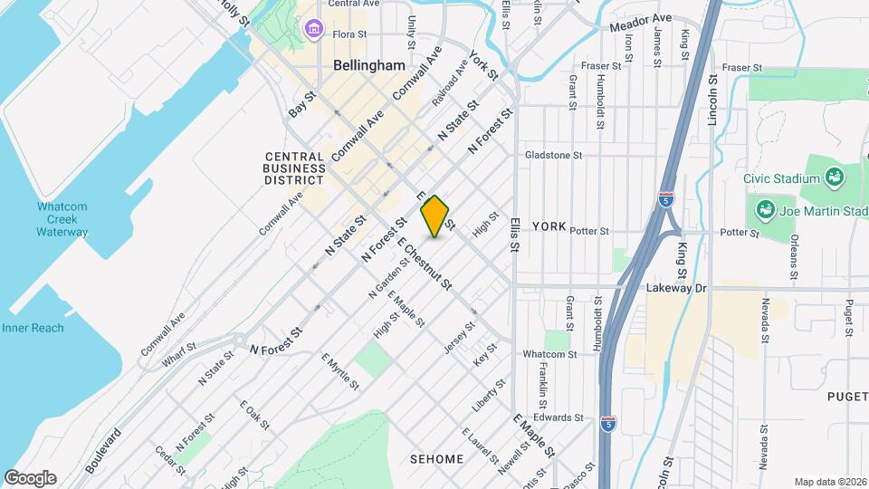 1212 N Garden St Map and Location Details